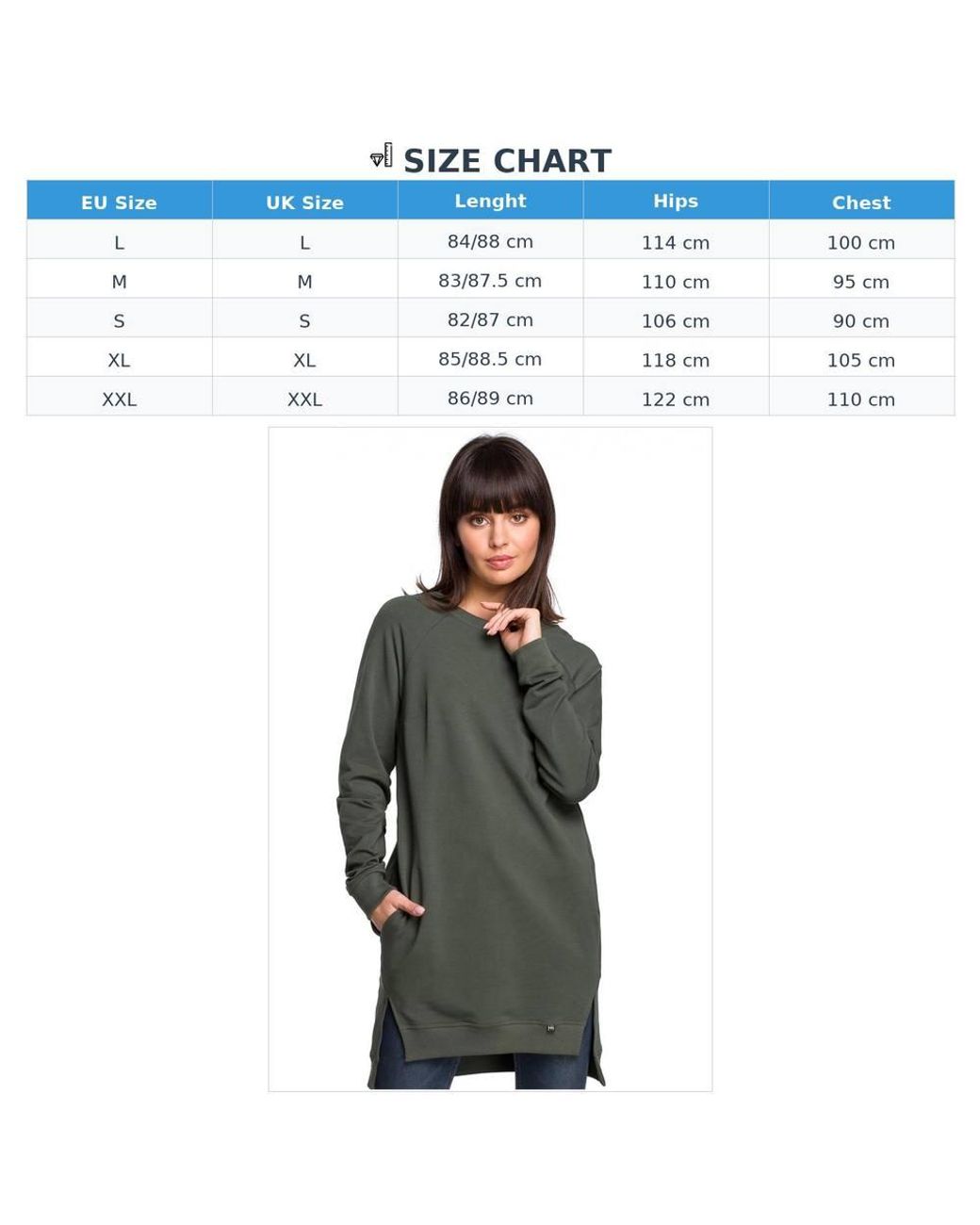 Love Lace Gray Everyday Ribbed Oversized Long Sleeve Sweatshirt