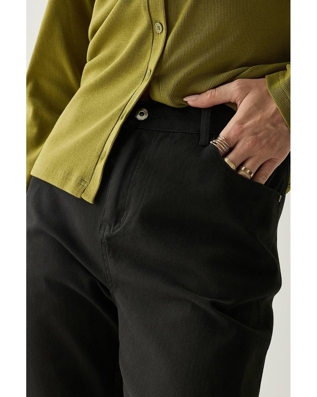 Regatta Black Malmo Straight-Leg Cord Trousers