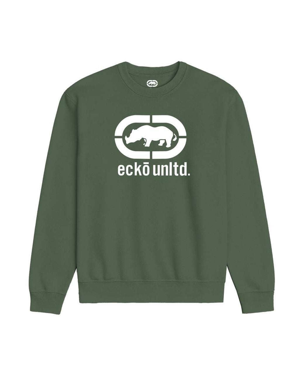 Ecko' Unltd Green Epic Logo Sweatshirt for men