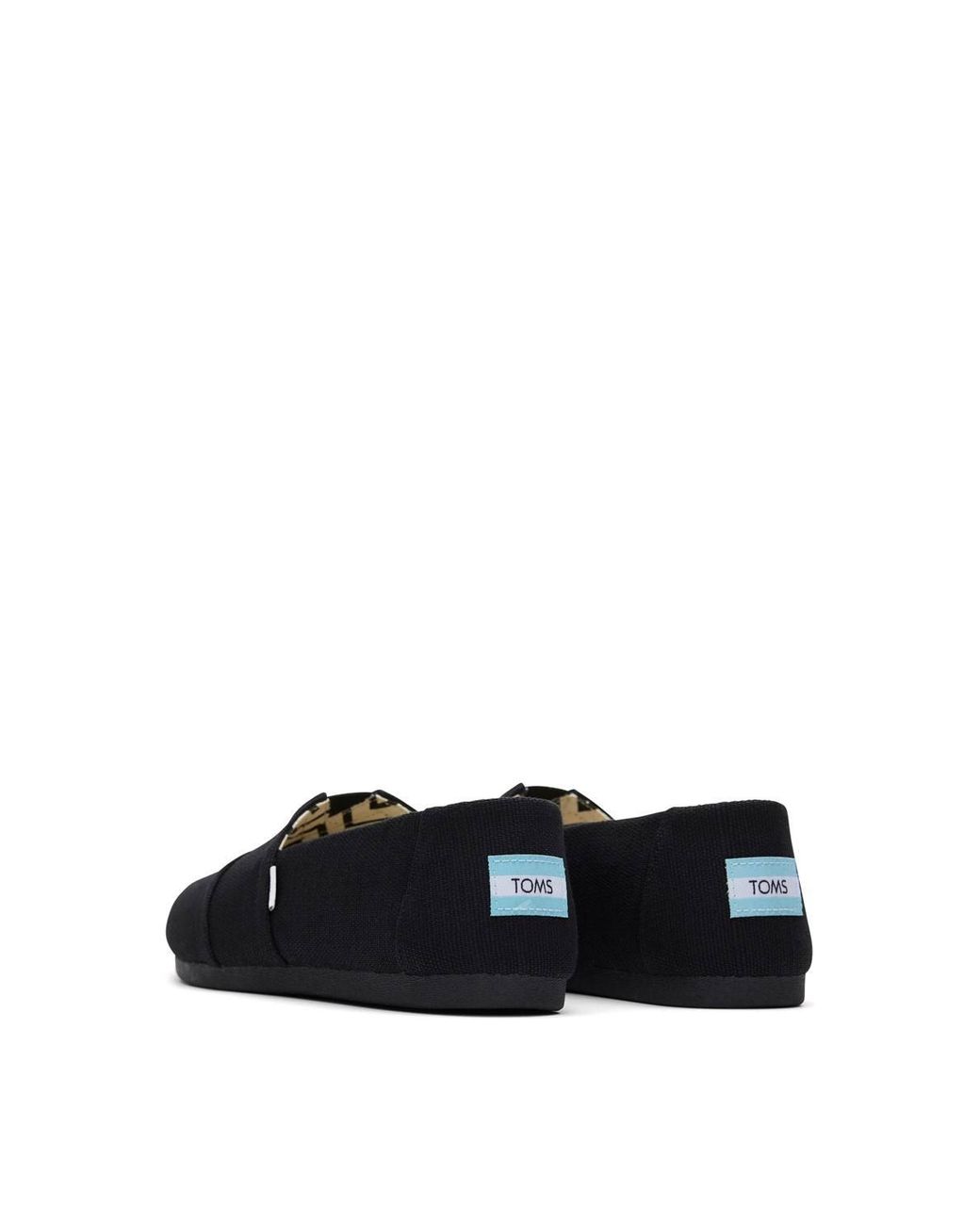 TOMS Black Alpargata Slip On Shoe