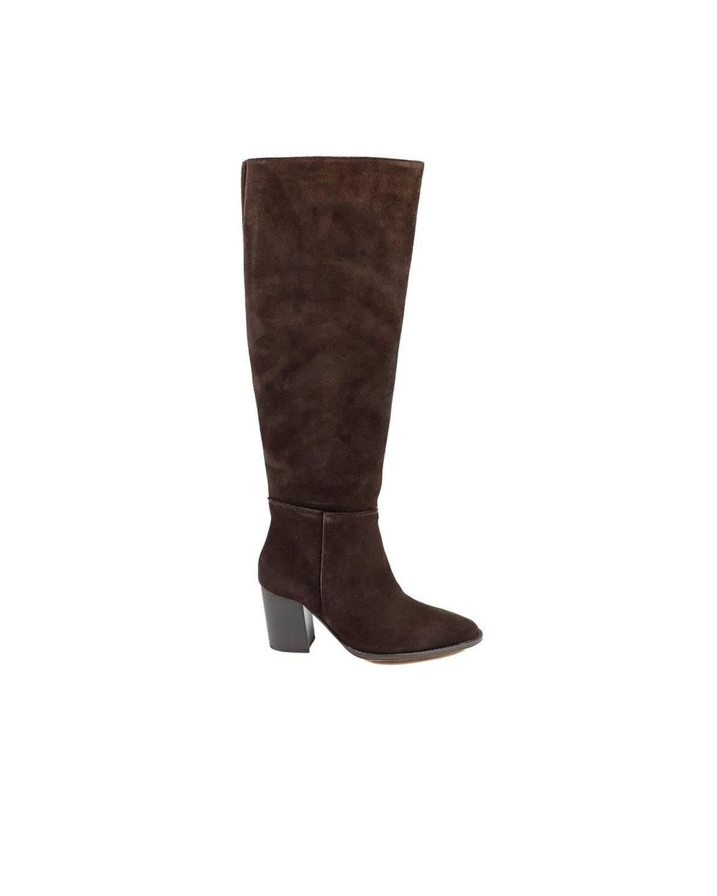 Jones Bootmaker Brown Debbie Smart Leather Long Boots