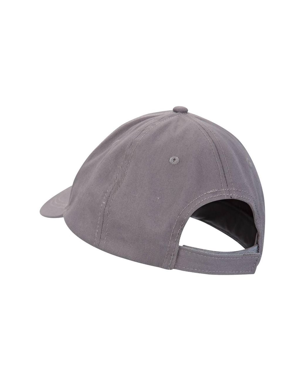 Mountain Warehouse Gray Lightweight Breathable Adjustable Cotton Baseball Cap With Sweatband for men