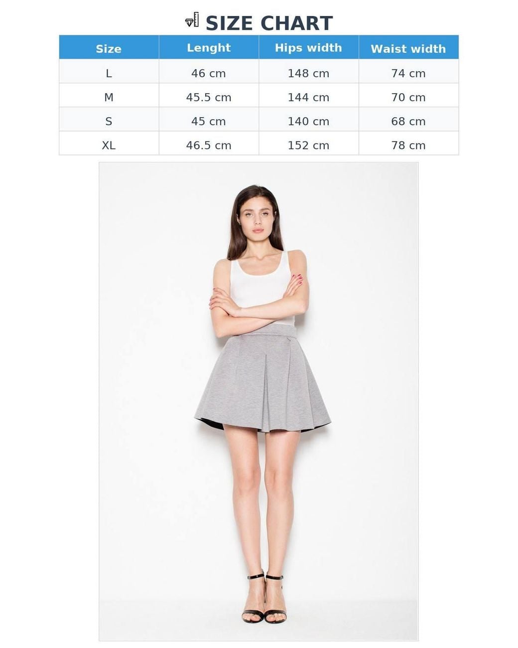 Love Lace White Knit Flared Circle Cut Skirt For Everyday