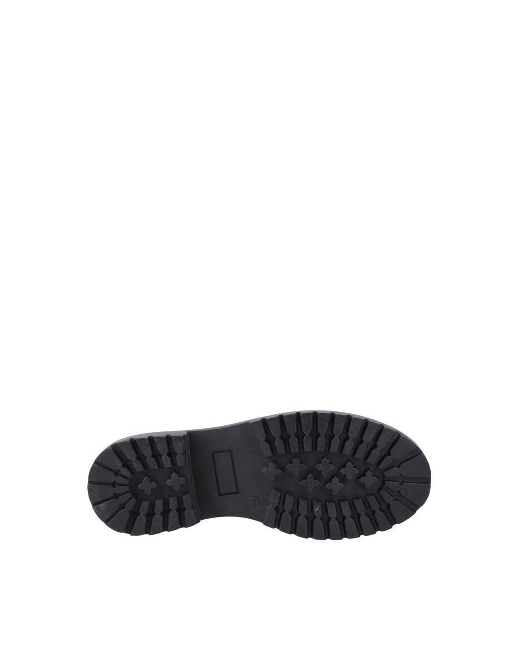 Hush Puppies Black Aubrey Lace Up Patent Senior