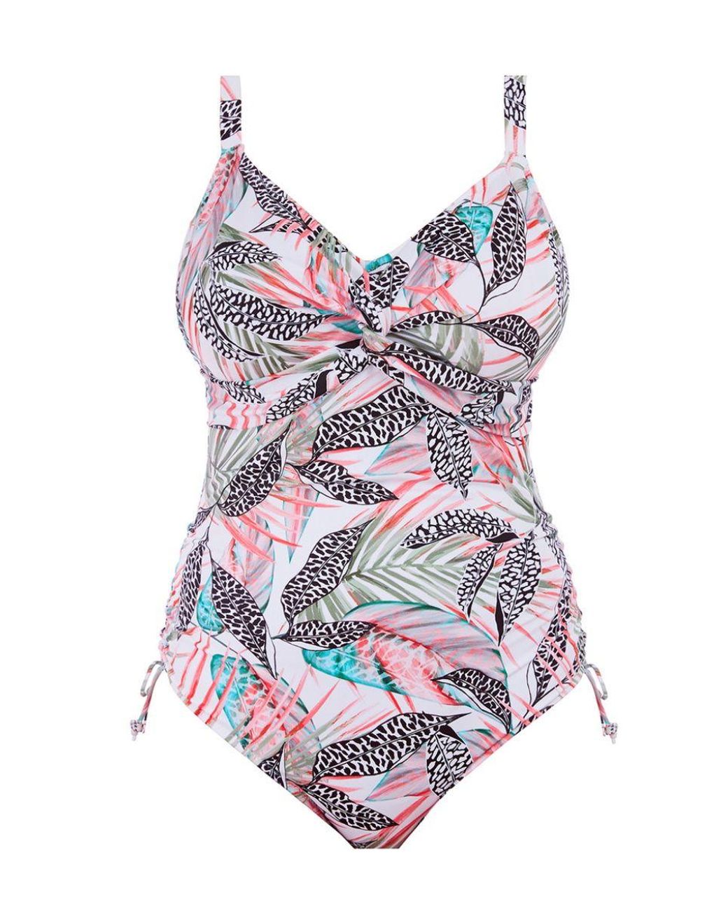 Fantasie Purple Tobago Twist Front Adjustable Leg Swimsuit