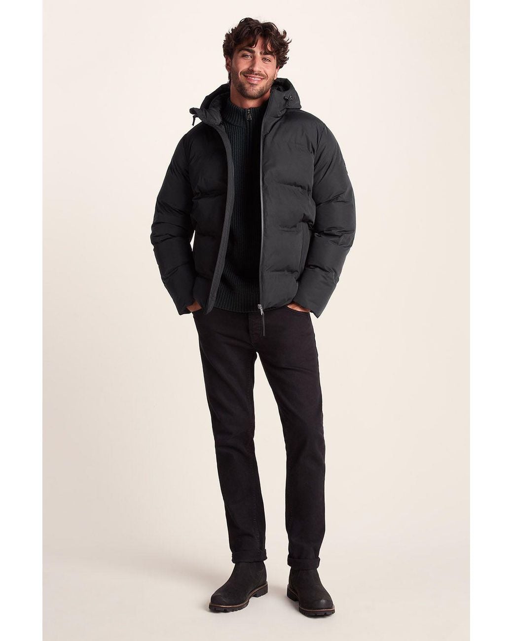TOG24 Black 'Menka' Shower Resistant Insulated Jacket for men