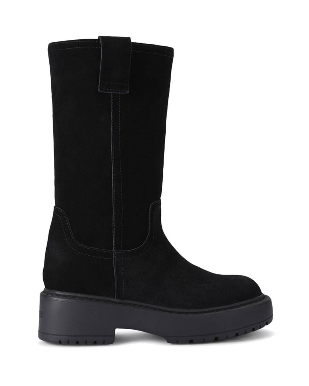 Steve Madden Black 'Ruckus Suede' Suede Boots