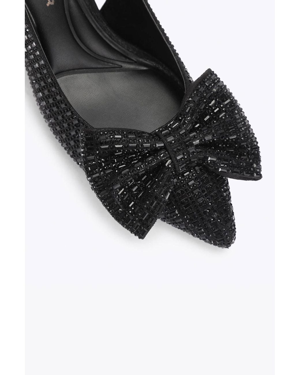 KG by Kurt Geiger Black 'Tilly Jewel Bow' Heels