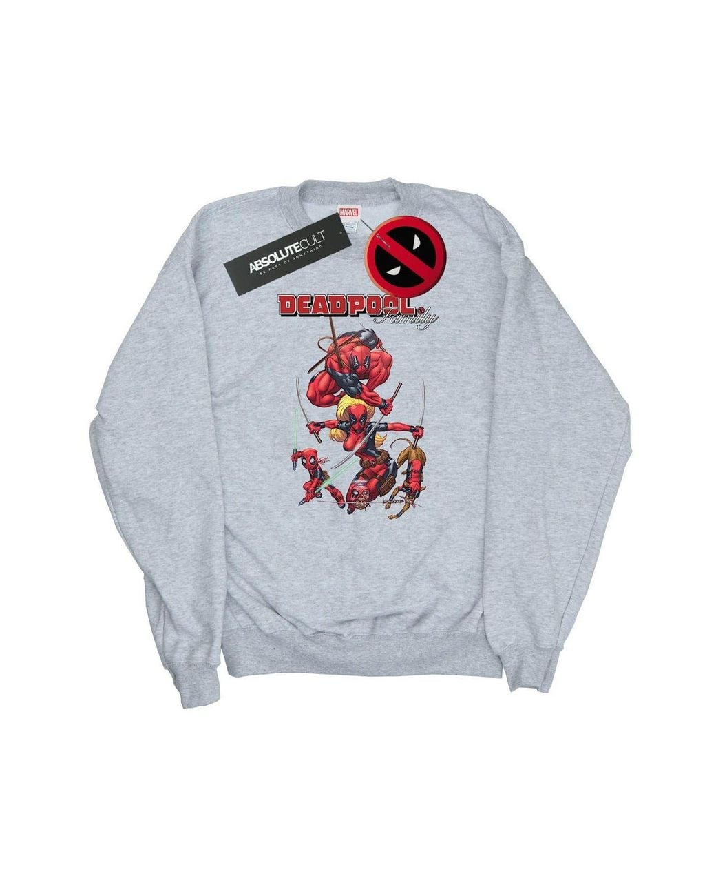 Marvel Blue Deadpool Family Sweatshirt for men