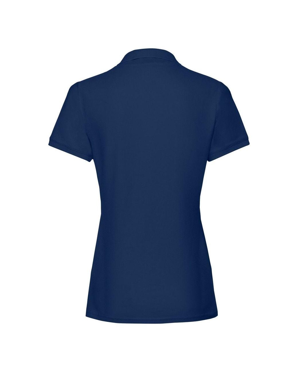 Fruit Of The Loom Blue Premium Fitted Short-Sleeved Polo Shirt