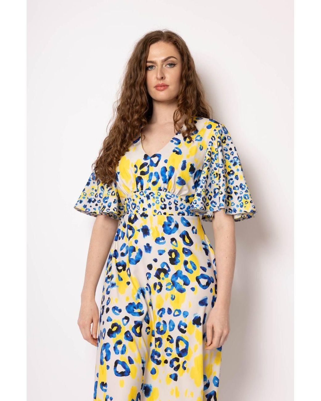Twisted Wunder White Leopard Kai Maxi Dress