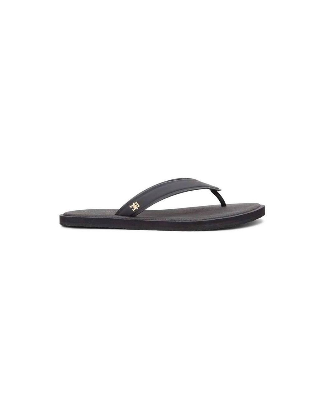 Tommy Hilfiger Black Scandi Premium Summer Sandal