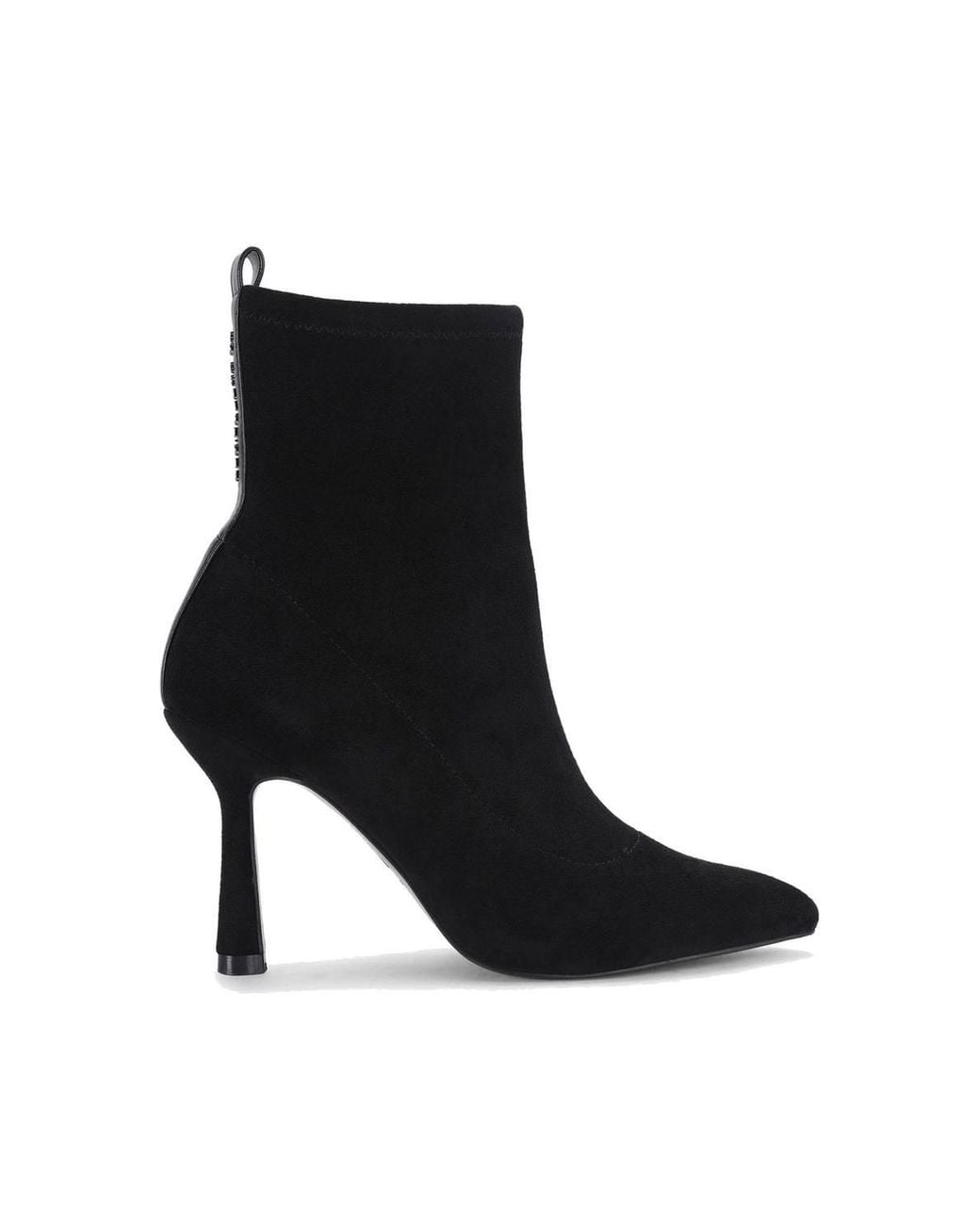 KG by Kurt Geiger Black 'Adina Ankle' Suedette Boots