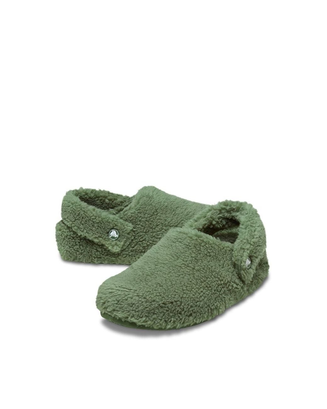CROCSTM Green Classic Cozzzy Slipper for men