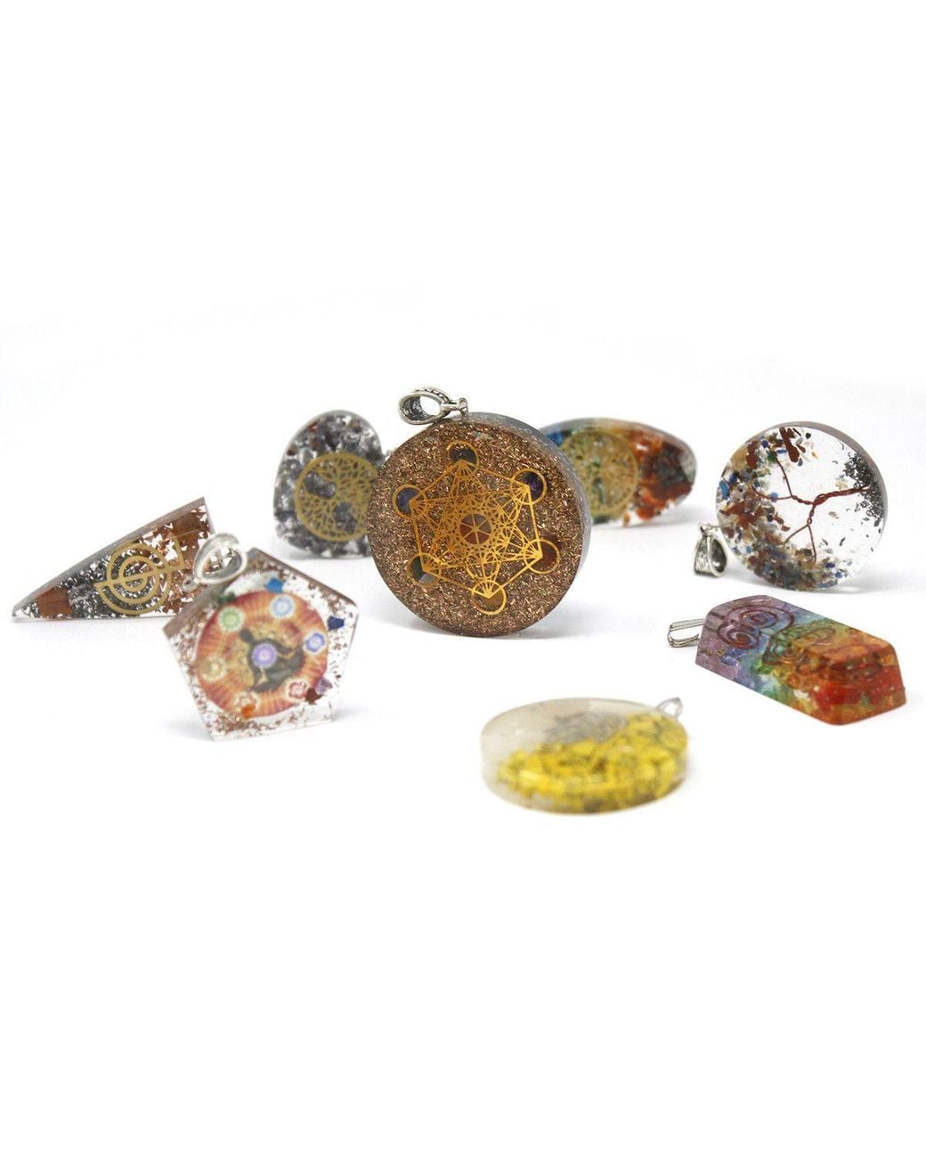 KDMD Green Orgonite Power Pendant
