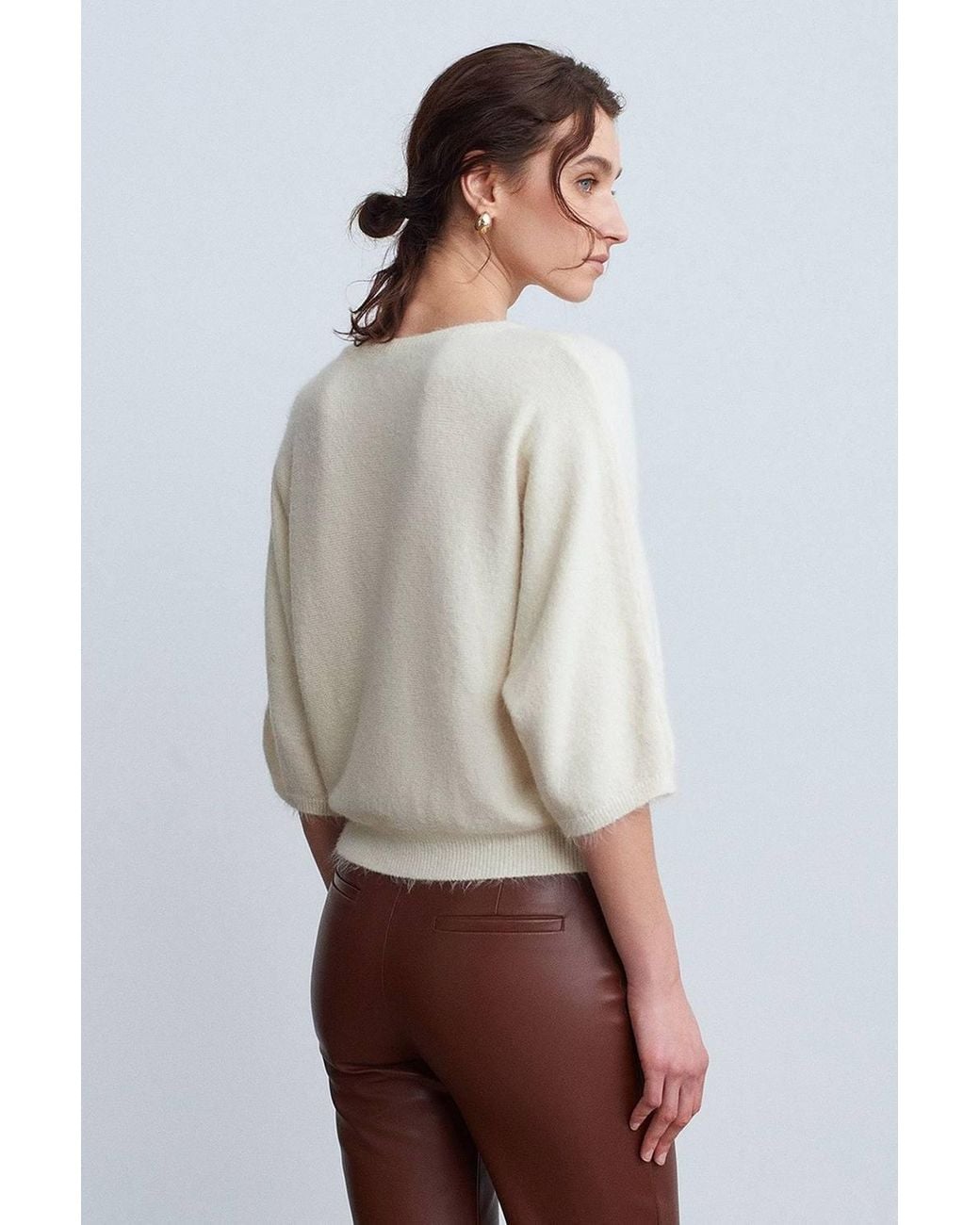 Dilvin Natural Wool Blend Sweater