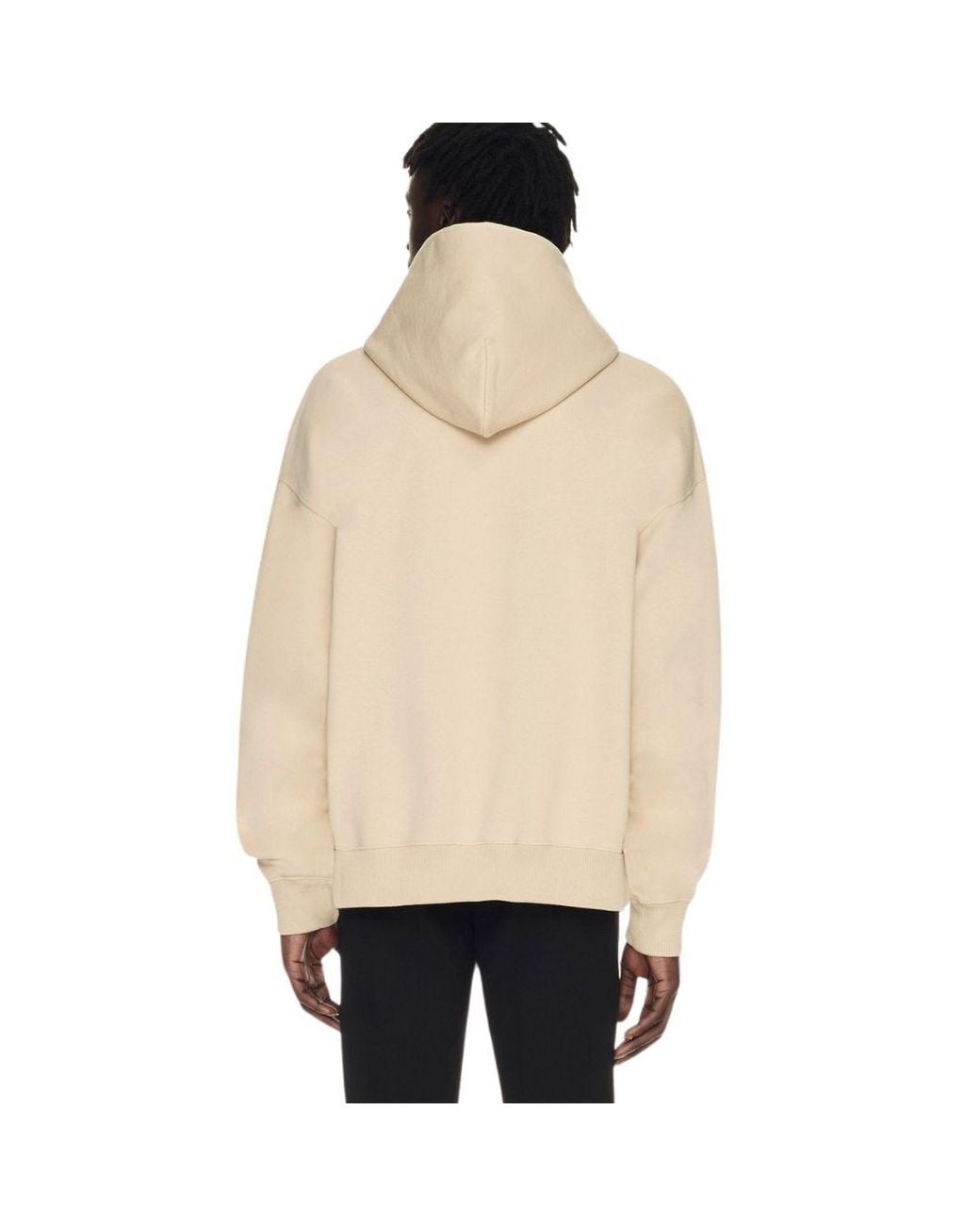 Off-White c/o Virgil Abloh Natural Script Logo Opposite Over Skate Fit Hoodie for men
