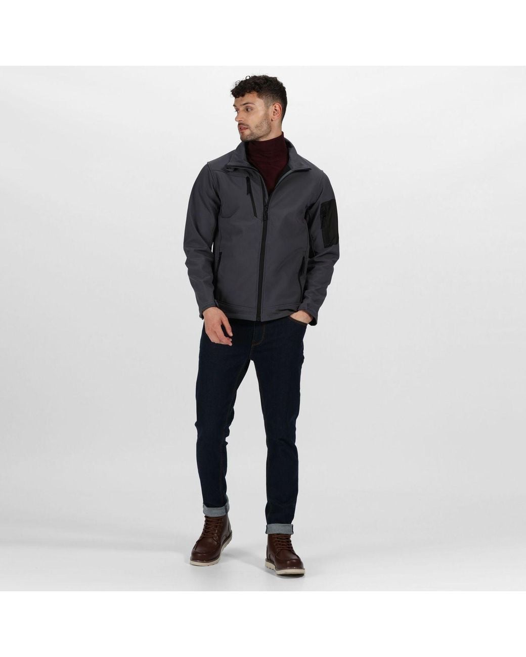 Regatta Blue 3 Layer Membrane Soft Shell Jacket for men