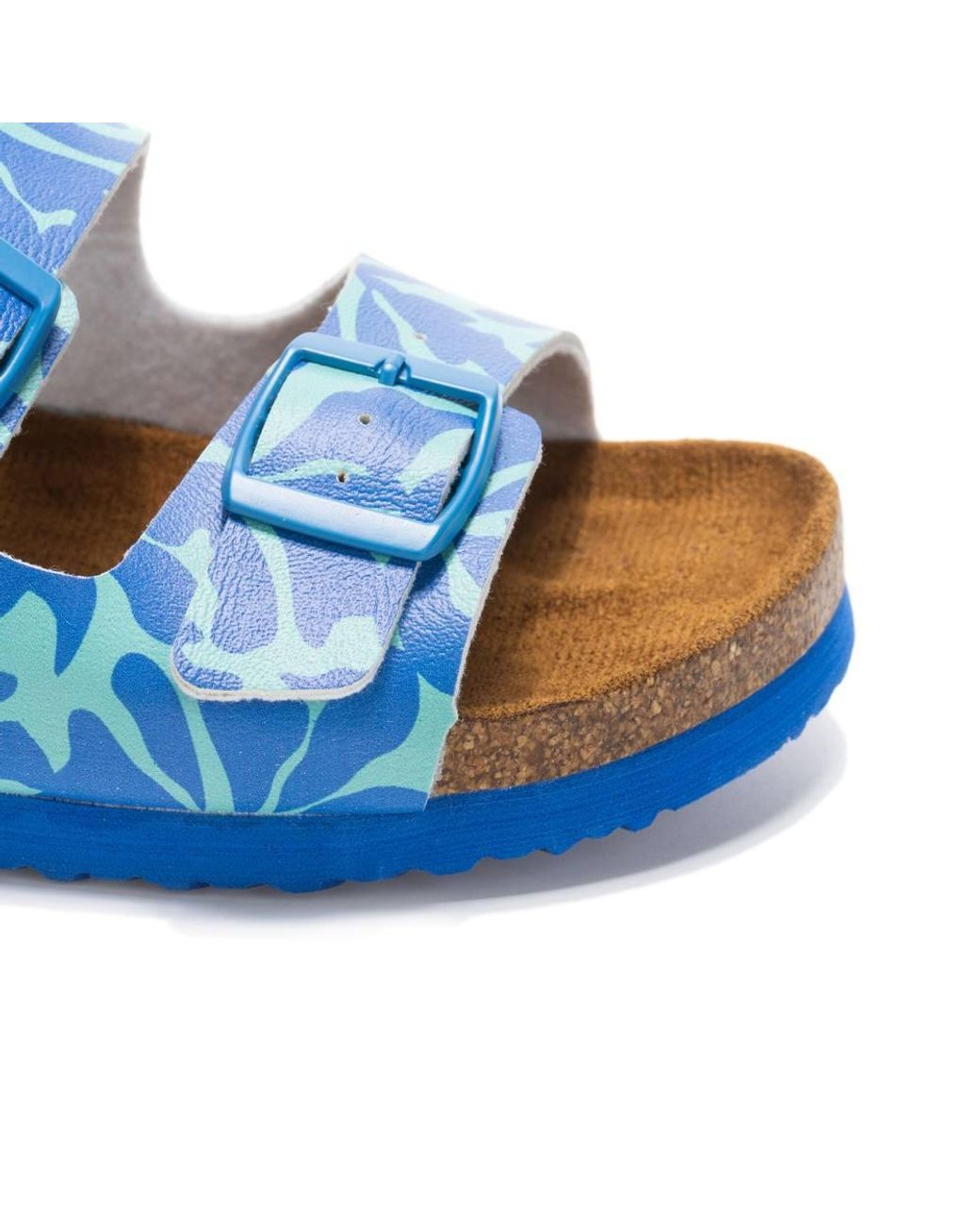 Regatta Blue Mia Double Buckle Sandals