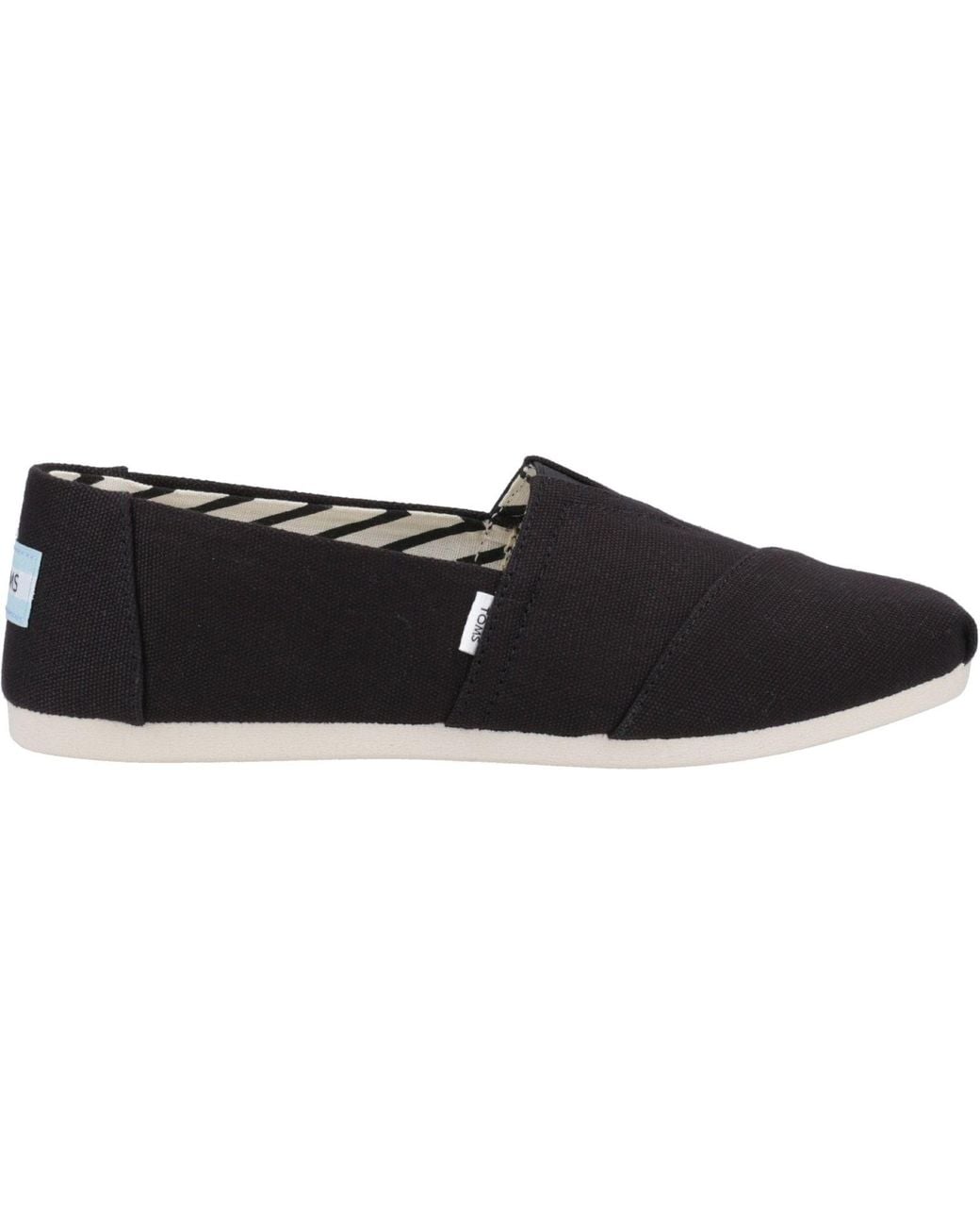 TOMS Black Alpargata' Slip On Shoes