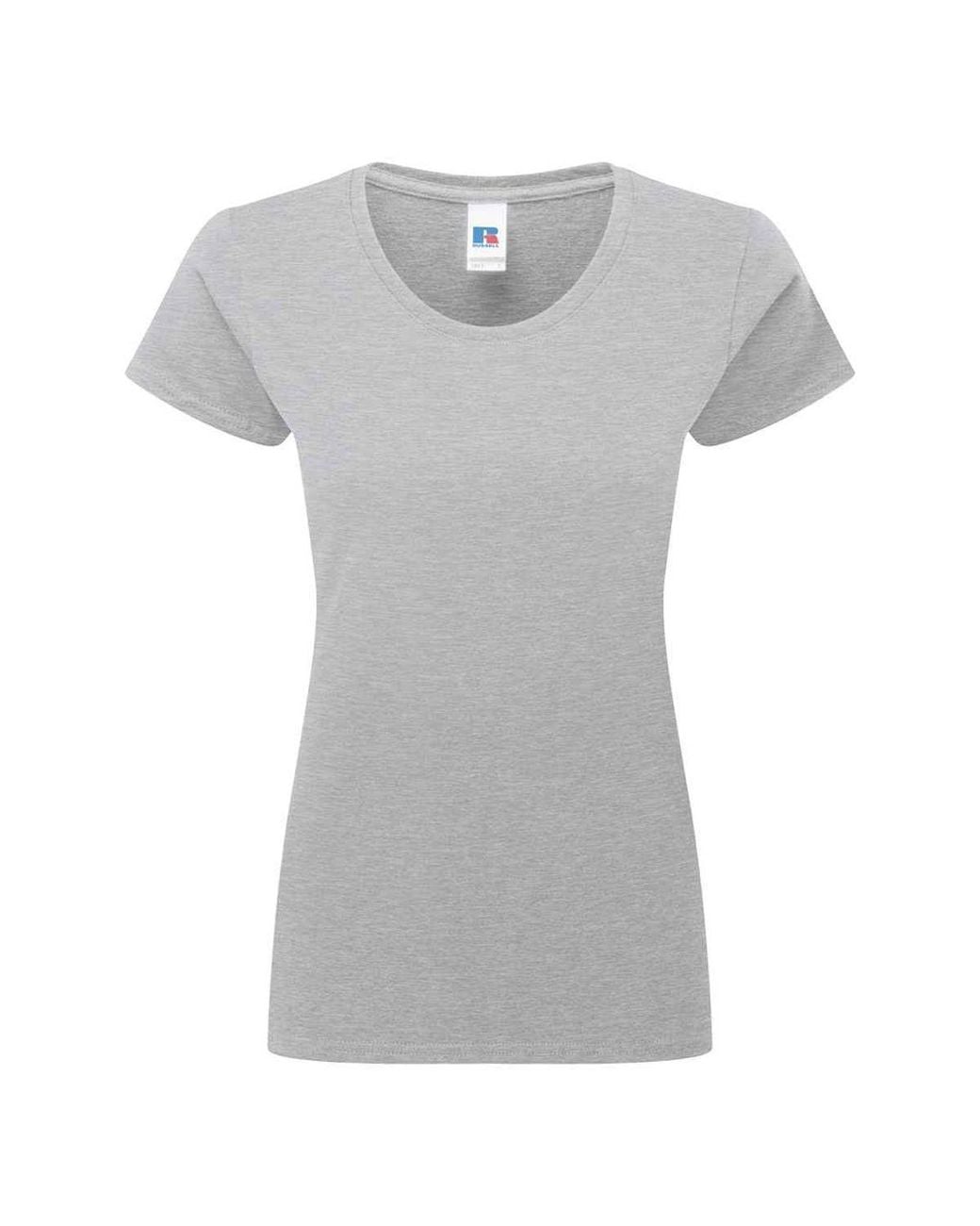 Russell Gray Authentic Ringspun Cotton Classic T-Shirt