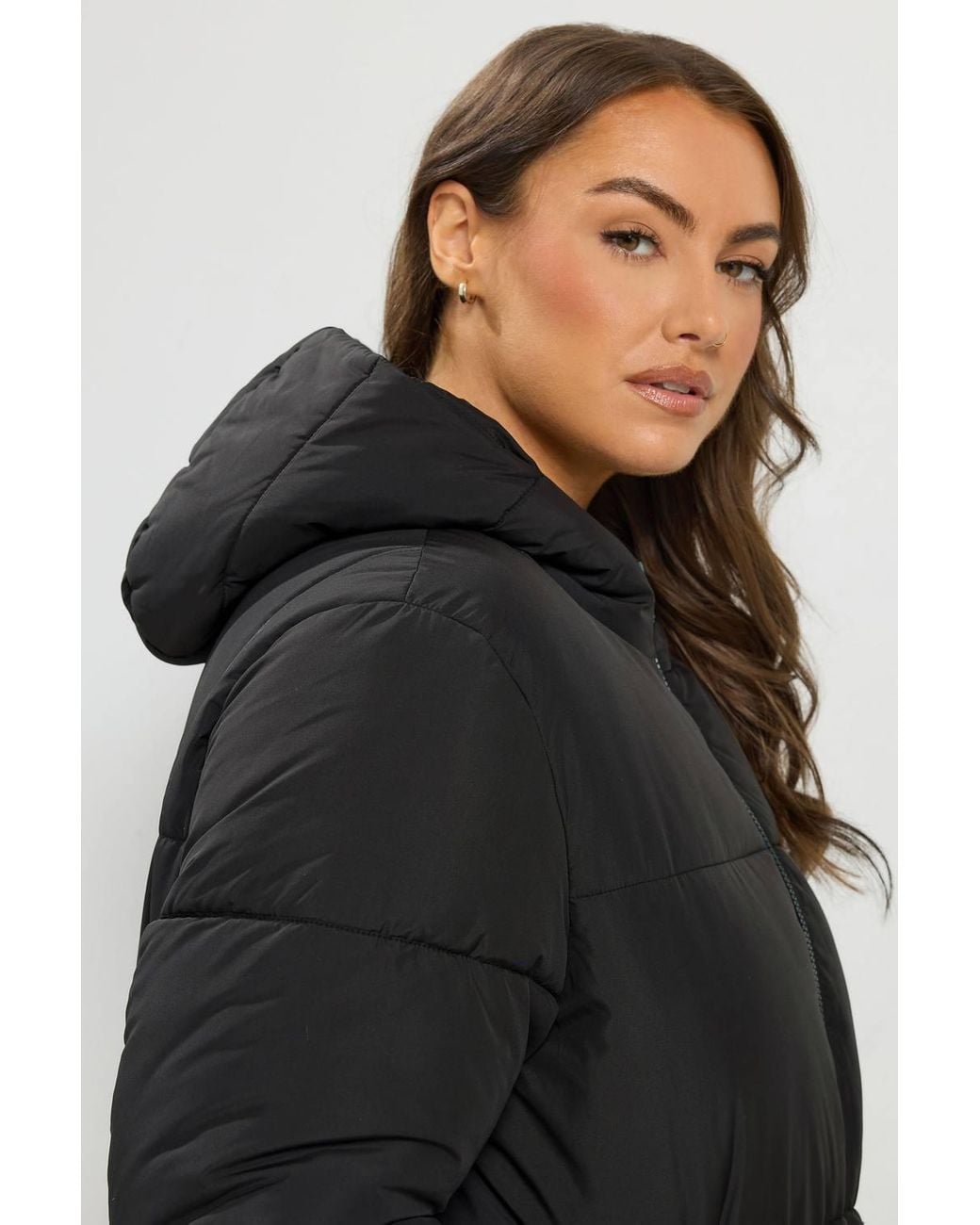 Yours Black Short Padded Jacket