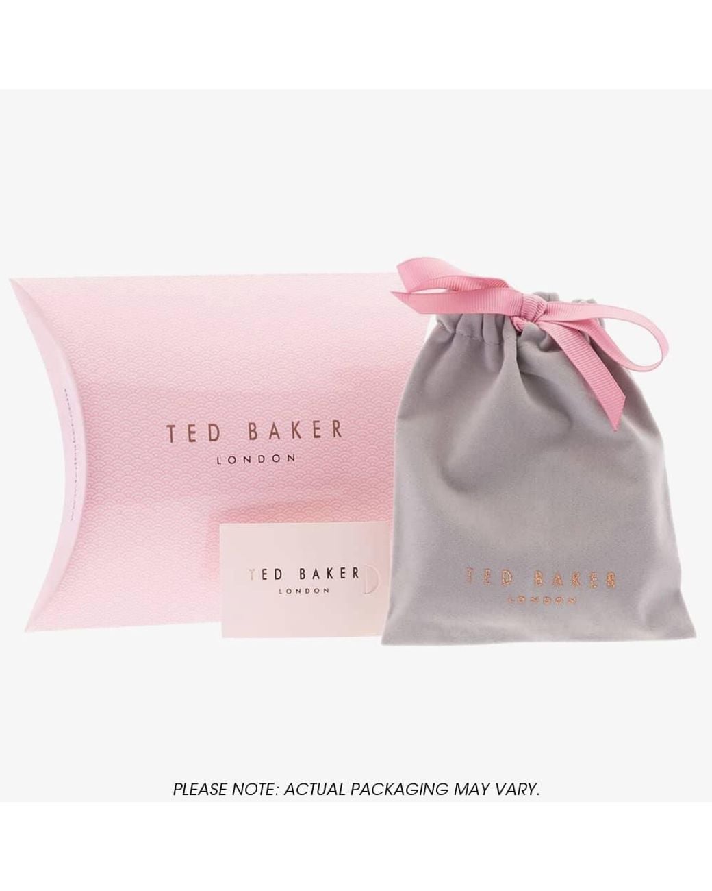 Ted Baker Metallic Hannela Tone Crystal Heart Necklace Tbj1681-01-02