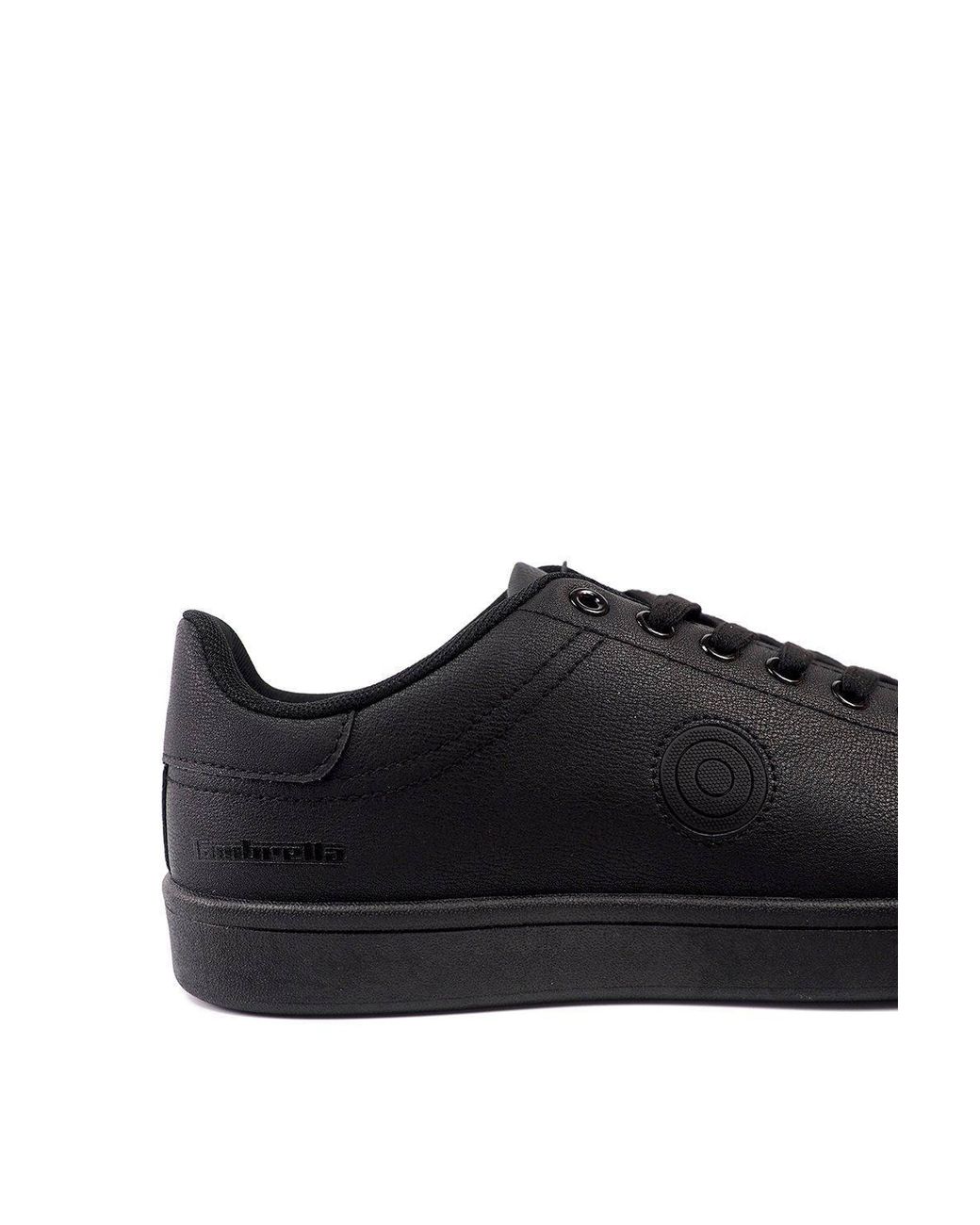 Lambretta Black 'Pinball 2' Cupsole Trainer for men