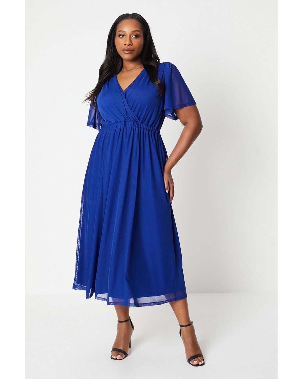 Ruched front top maxi dress