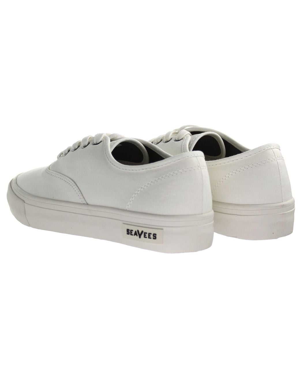Seavees Black Legend Sneaker Standard Bleach Poplin Lace-Up Synthetic Trainers