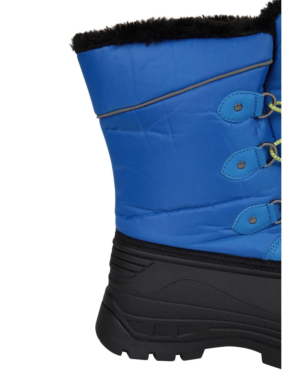Mountain Warehouse Blue 'Whistler' Snowproof Winter Sherpa Lining Snow Boots