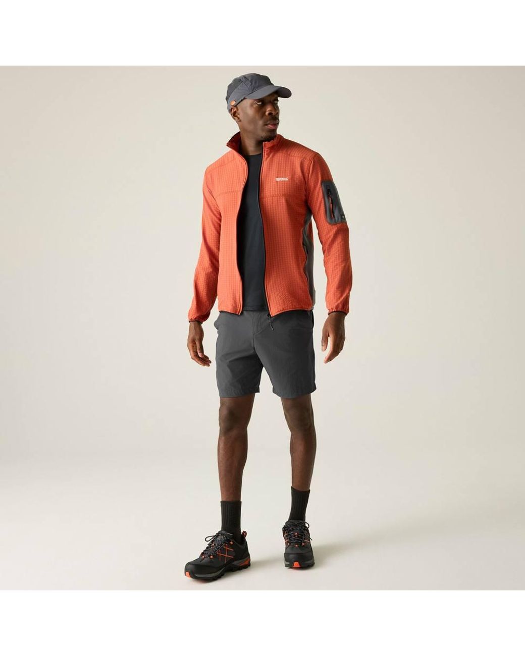 Regatta Black Anti-Insect Travel Light Shorts for men