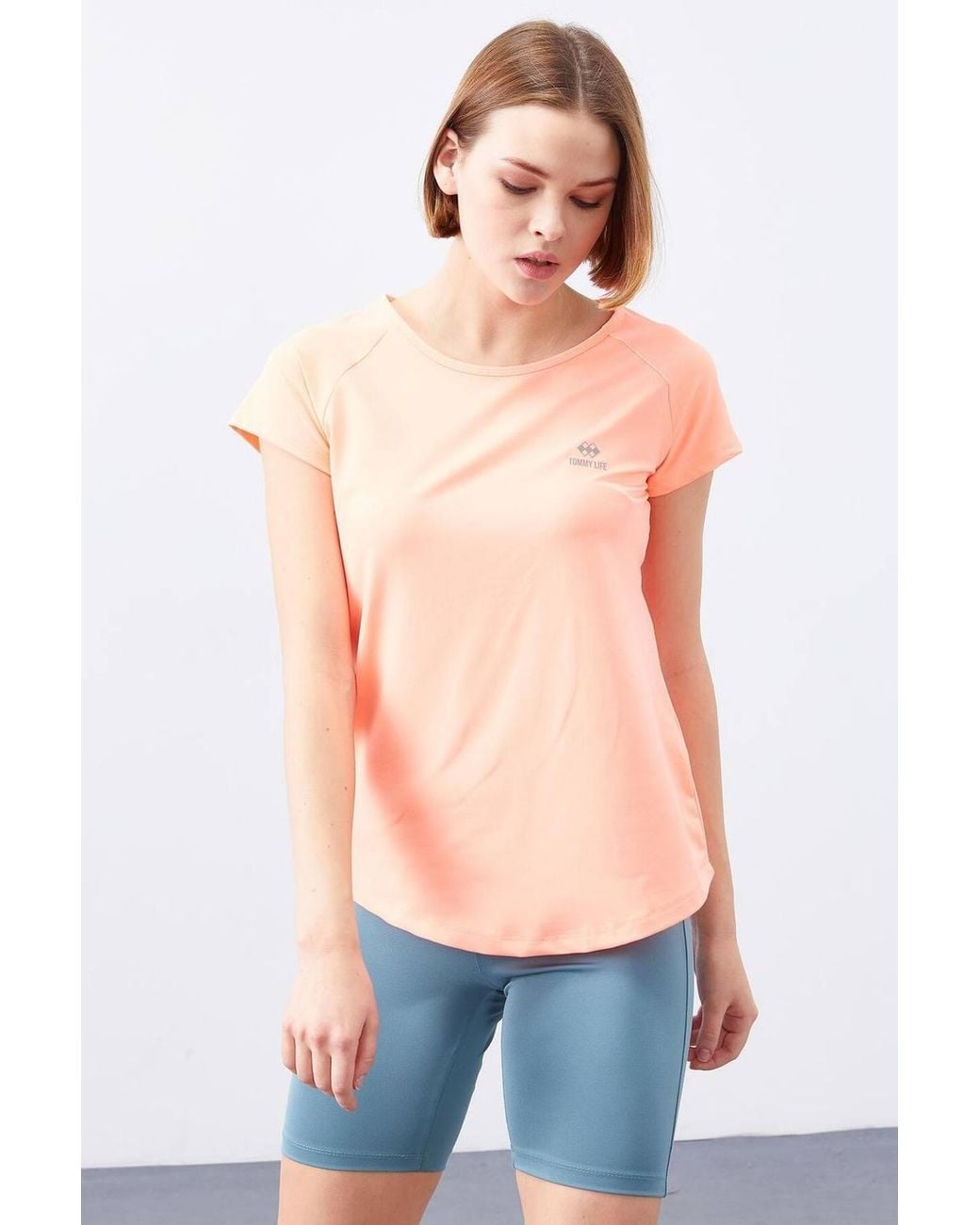 TOMMY LIFE Multicolor Short-Sleeve Crew Neck T-Shirt