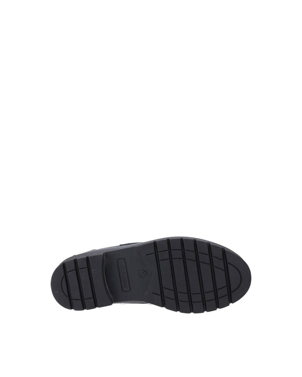 Hush Puppies Black Lucy Patent Junior