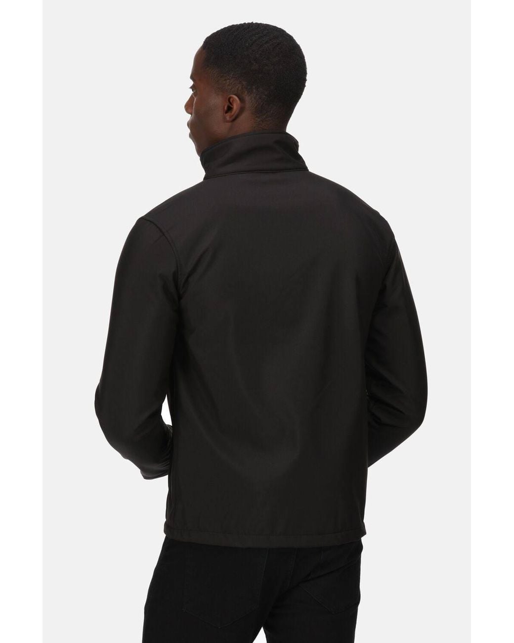 Regatta Black Ablaze 3 Layer Softshell Jacket for men