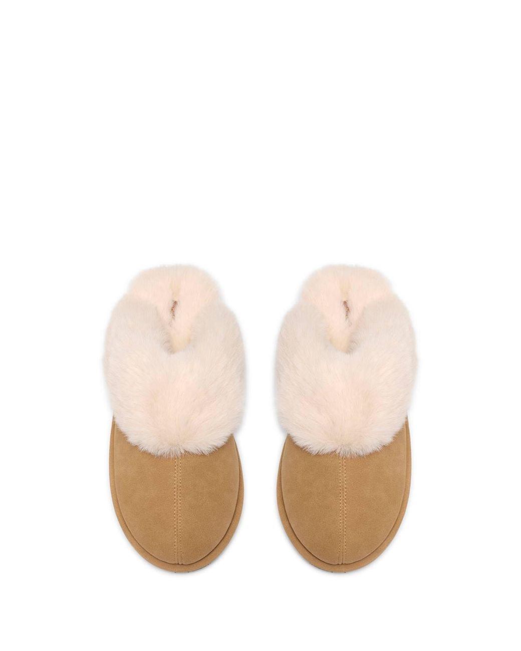 Clarks White Cherie Mule Slippers