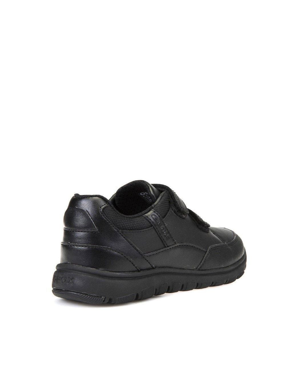 Geox Black 'J Xunday Boy B' Synthetic & Leather Shoes for men