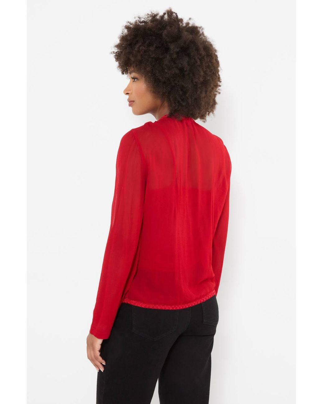 Joe Browns Emily Embroidered Button Through Blouse With Cami