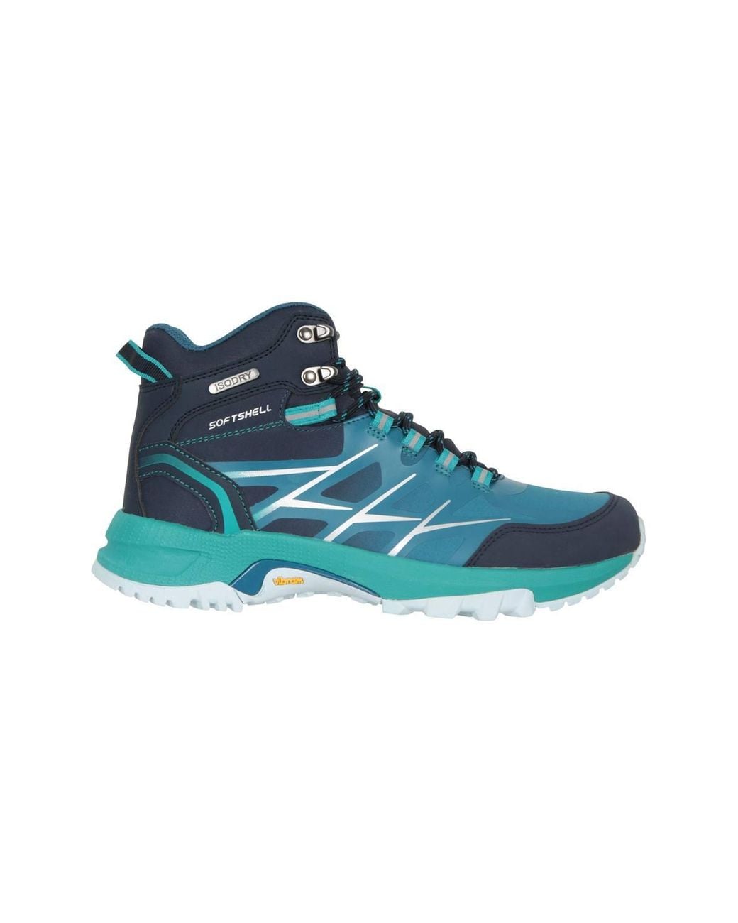 Mountain Warehouse Blue 'Byzantine' Waterproof Vibram Rubber Outsole Flexible Softshell Boots
