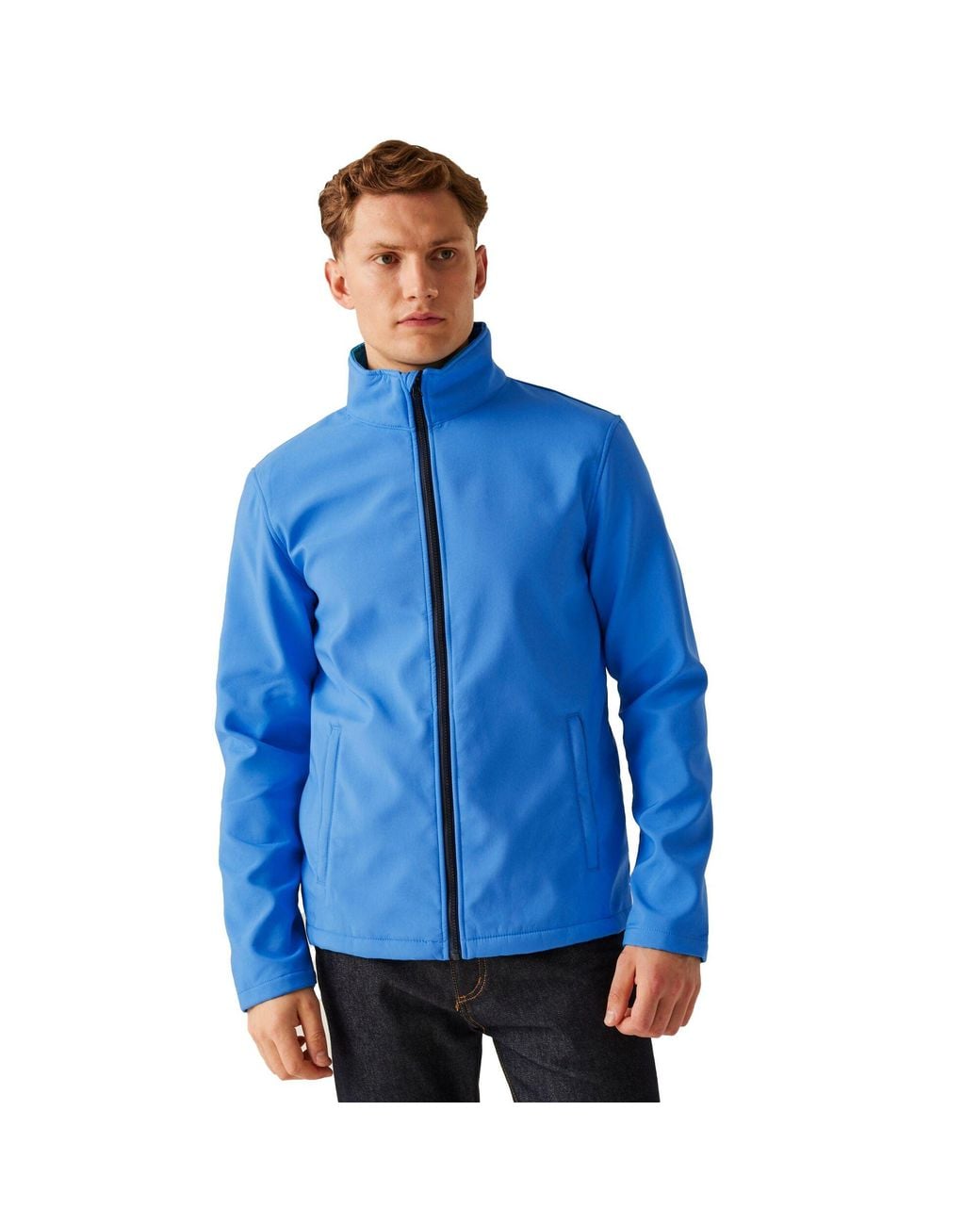 Regatta Blue Soft Shell Jacket for men
