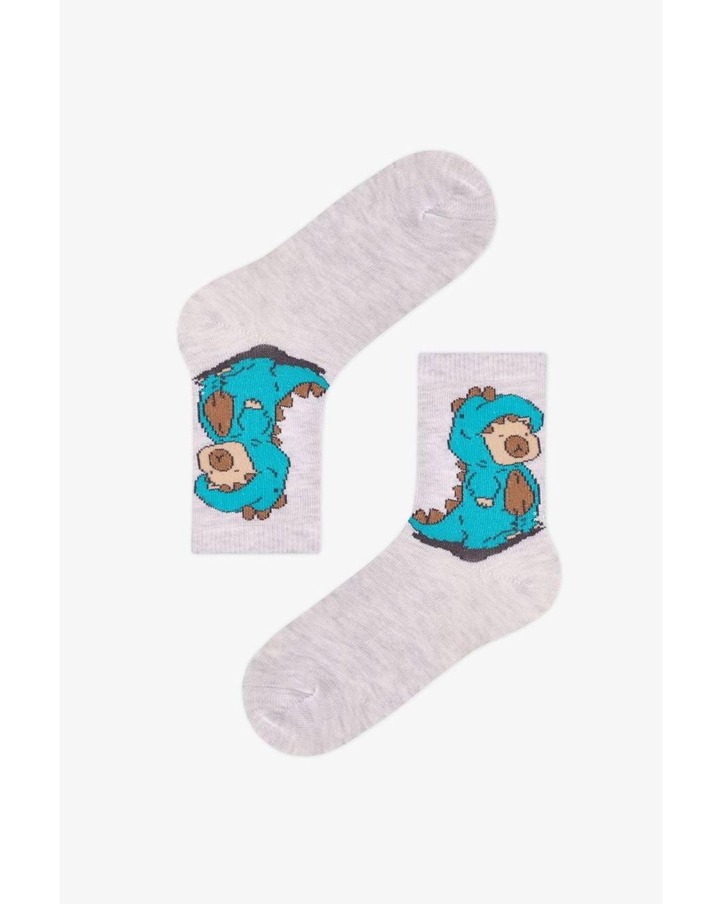 Penti Blue Lovers Striped 3-Pair Crew Socks for men