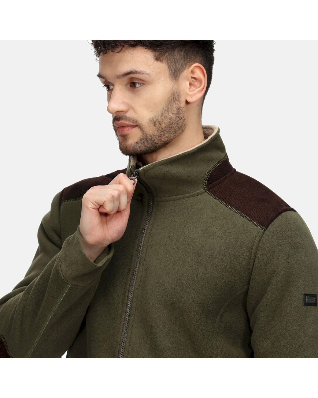 Regatta Green Full Zip Fleece Jacket for men