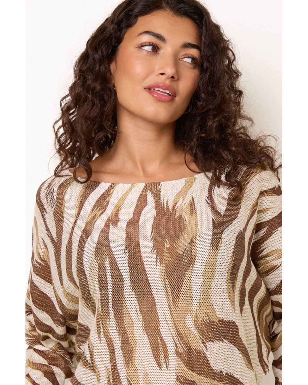 Blue Vanilla Natural Long Sleeve Round Neck Jumper