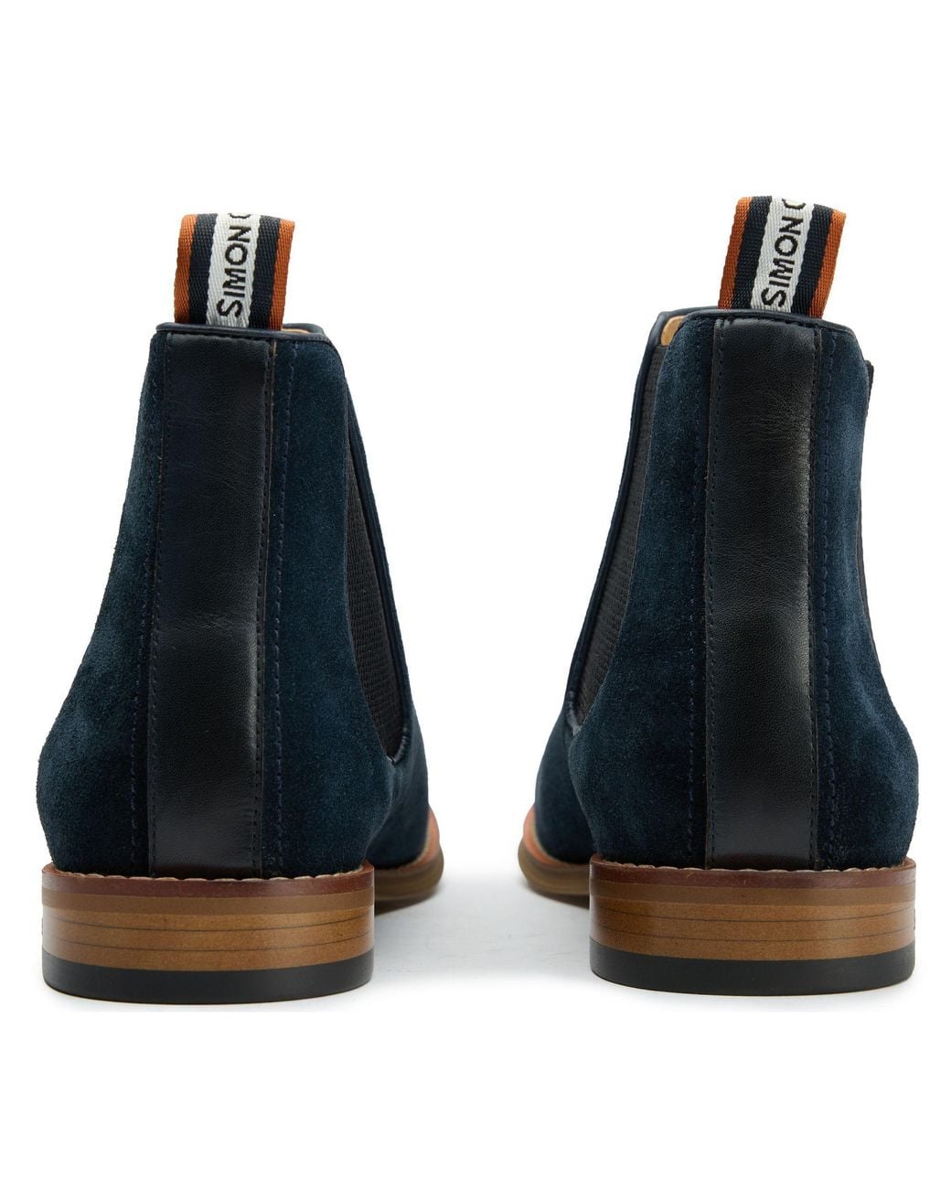 Simon Carter Blue Elgar 2 Chelsea Boots for men