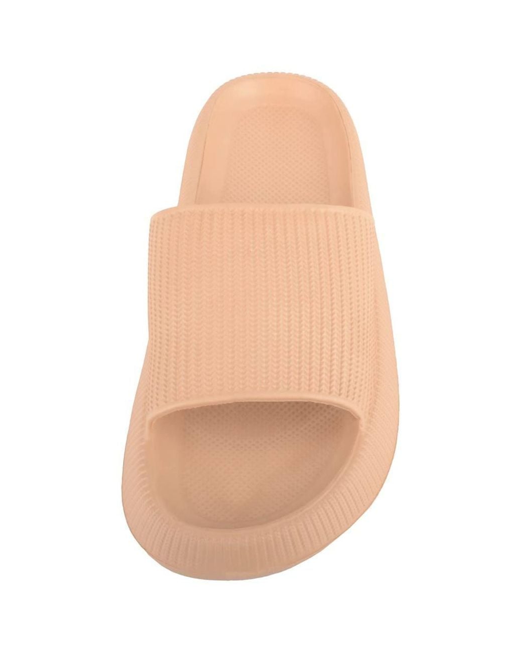 Absolute Footwear Pink Easy Slip On Summer Beach Open Toe Flip Flop Slider Sandal Mules