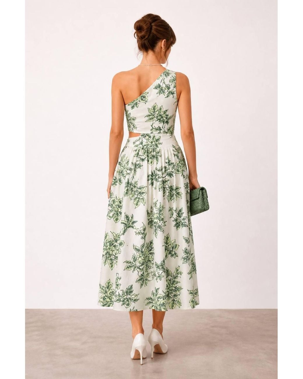 Style Cheat White Jasmine Print Dress