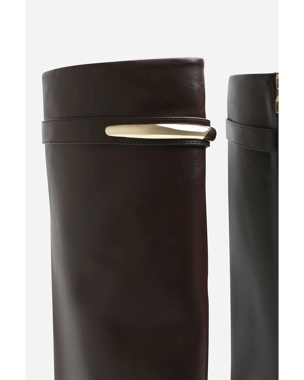 Where's That From Black Nareva Fold Over Shark Block Heel Point Toe Boots With Trim Detail