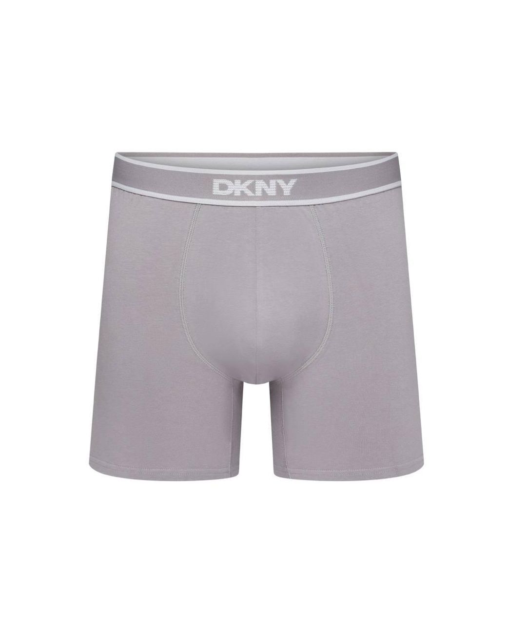 DKNY Gray 3 Pack Novato Medium Length Trunks for men