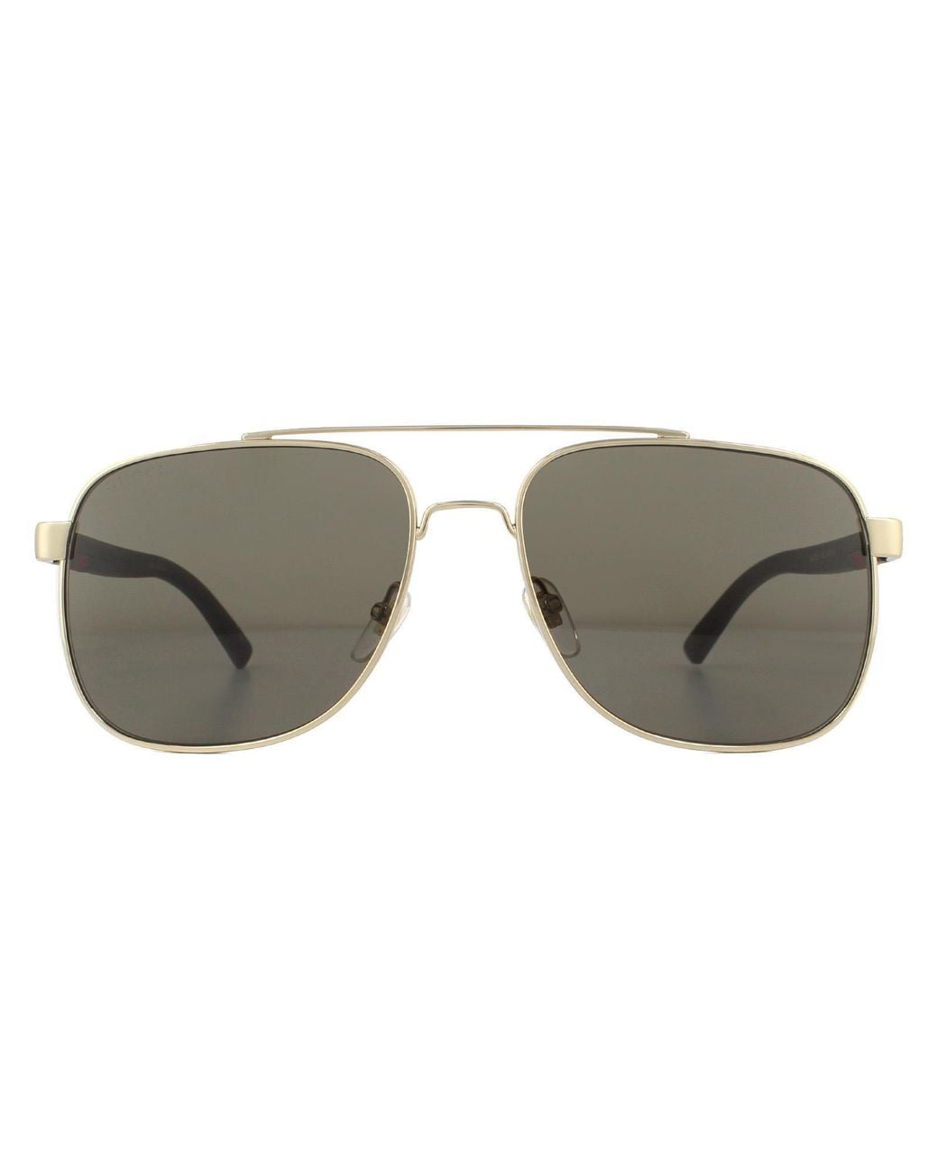 Gucci Brown Aviator Sunglasses for men