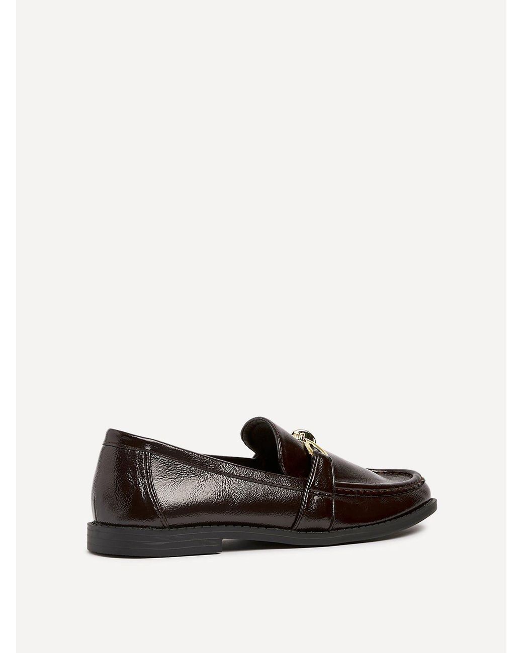 Linzi White Affluent Faux Leather Slip On Loafer